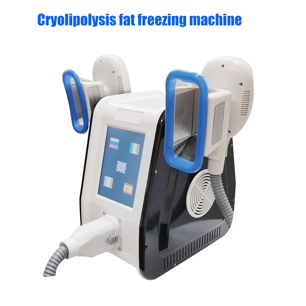 Cryolipolysis Dual-Handle Chin & Body Shaping Device with Cooling Pads for Effective Fat Reduction