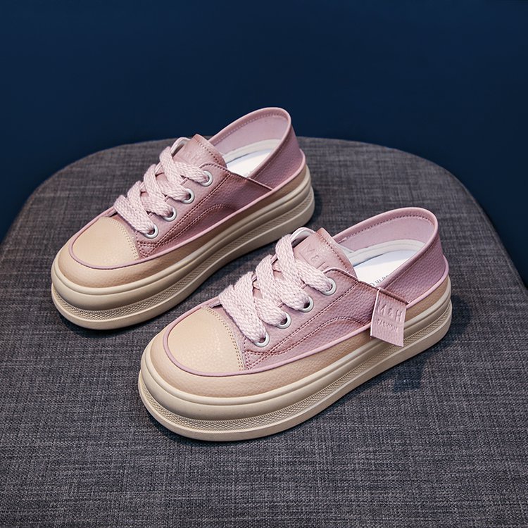 Stylish Women's Platform Sneakers for Daily Wear - Durable Thick Sole Running Shoes