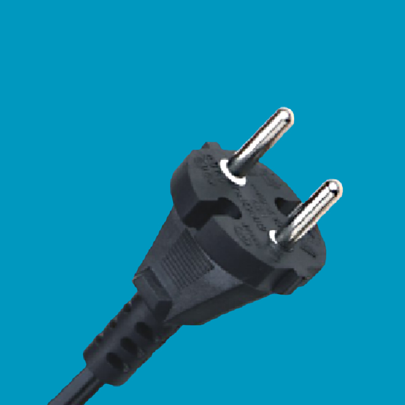 European Power Cord CEE7/17 EU Germany International VDE Certified CE Power Supply 16 Amp 2 Wire Plug