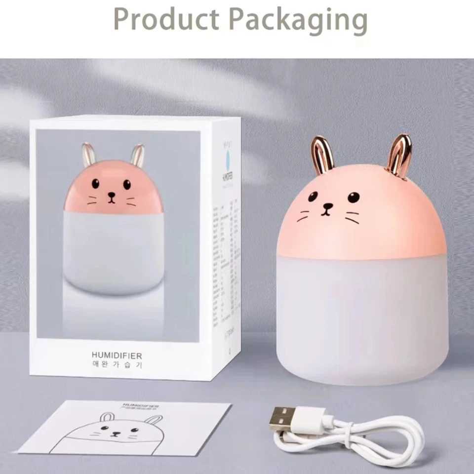 Cool and quiet mini USB acoustic humidifier for hydrating benefits - compact portable perfect for bedro off or air Y241104