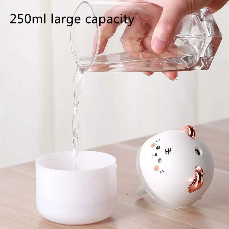Cute Pet Humidifier Mini Desktop Air Conditioner Ro Air Humidifier Usb Small Household Heavy Fog spray Y241104
