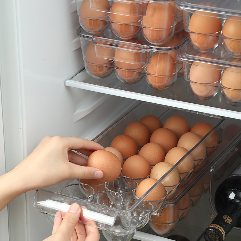 Refrigerator Egg Rack Tray Refrigerator Side Door Fresh Egg Storage Box Simple Refrigerator Egg Compartment Egg Carton