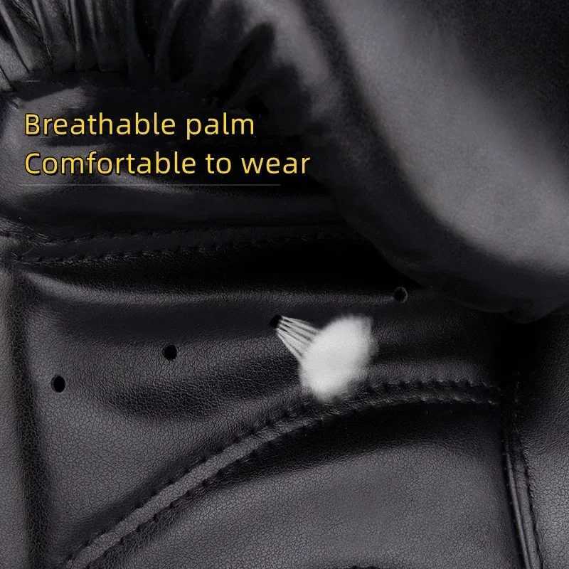 Customized Boxing Gloves Personalized Name PU Sanda Training Glove Kickboxing Punching Bag Gloves Accories for Men WomenXJ241028
