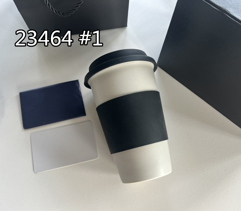 Christmas Gift Tumblers Coffee Cups Porcelain Brief Water Bottles Coffee Mug