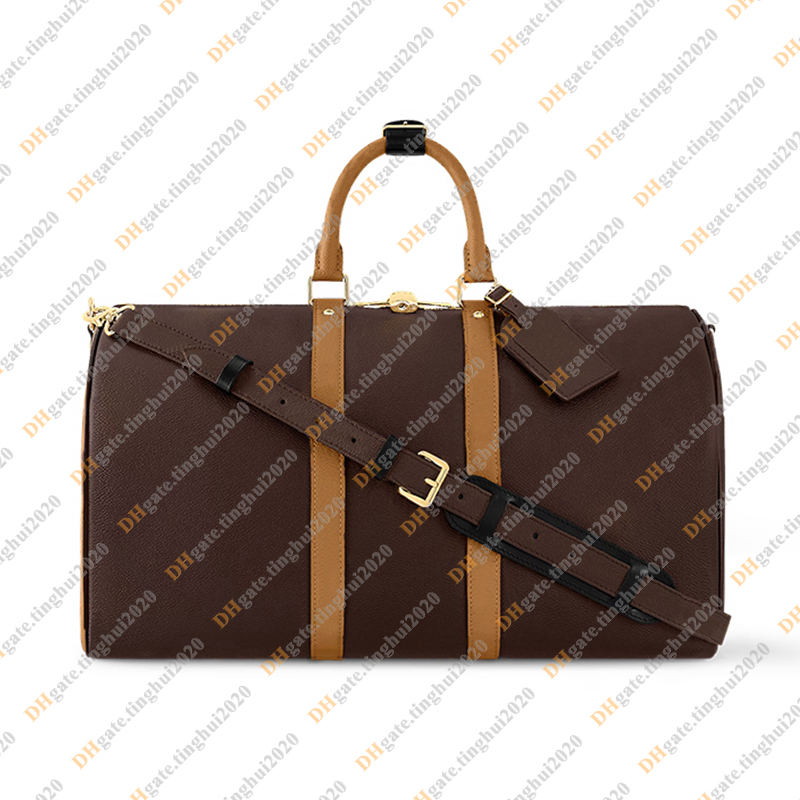 Ladies Fashion Casual Designe Luxury luggage Bag Travel Bag Duffel Bag TOTE Handbag Cross body Shoulder Bags TOP Mirror Quality M47211 Pouch Purse