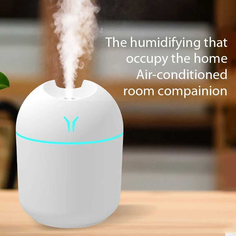 250ML Mini Air Humidifier Ara Essential Oil Diffuser USB He Car Every time Air Humidifier spray with LED Light Y241104