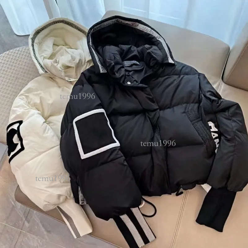 Womens Designer Down Jacket Winter Hooded Parkas Letter Embroidery C Warm Zipper Coat Casual Fashion Brand Clothing