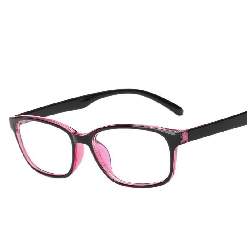 Anti blue light non prescription flat light goggles computer mobile phone anti radiation glasses for men and women
