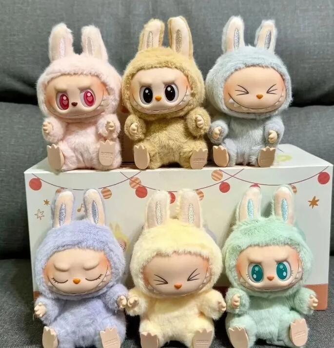 Labubu The Monsters Exciting arons Series Toys 2024 - Cute Anime Figures Doll Kids Gifts Bd Box GG1030 dh910320090