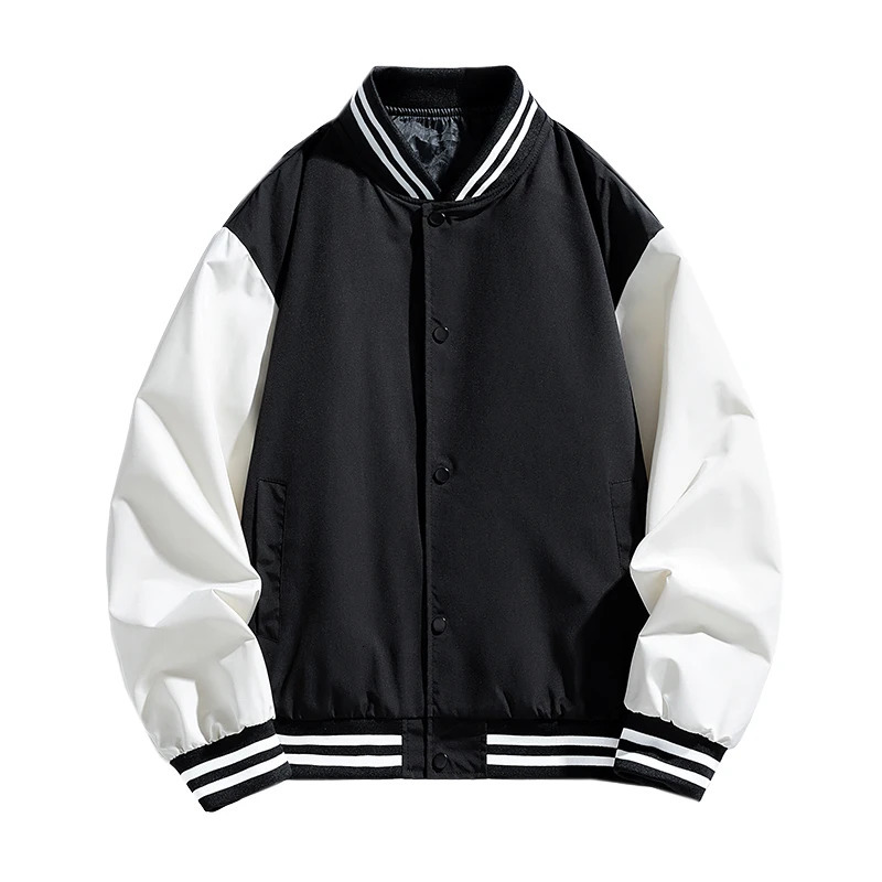 Pink womens bomber jacket autumn and winter fashion baseball uniform oversized jacket student couple Harajuku loose street jacket 241028
