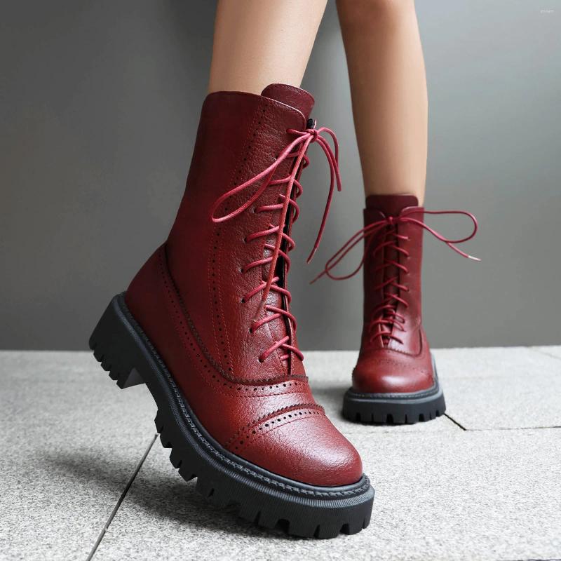 Boots Big Size Shoes Woman Zipper Lady Boots-Women Round Toe Winter Footwear Large Autumn 2024 Fashion Rub
