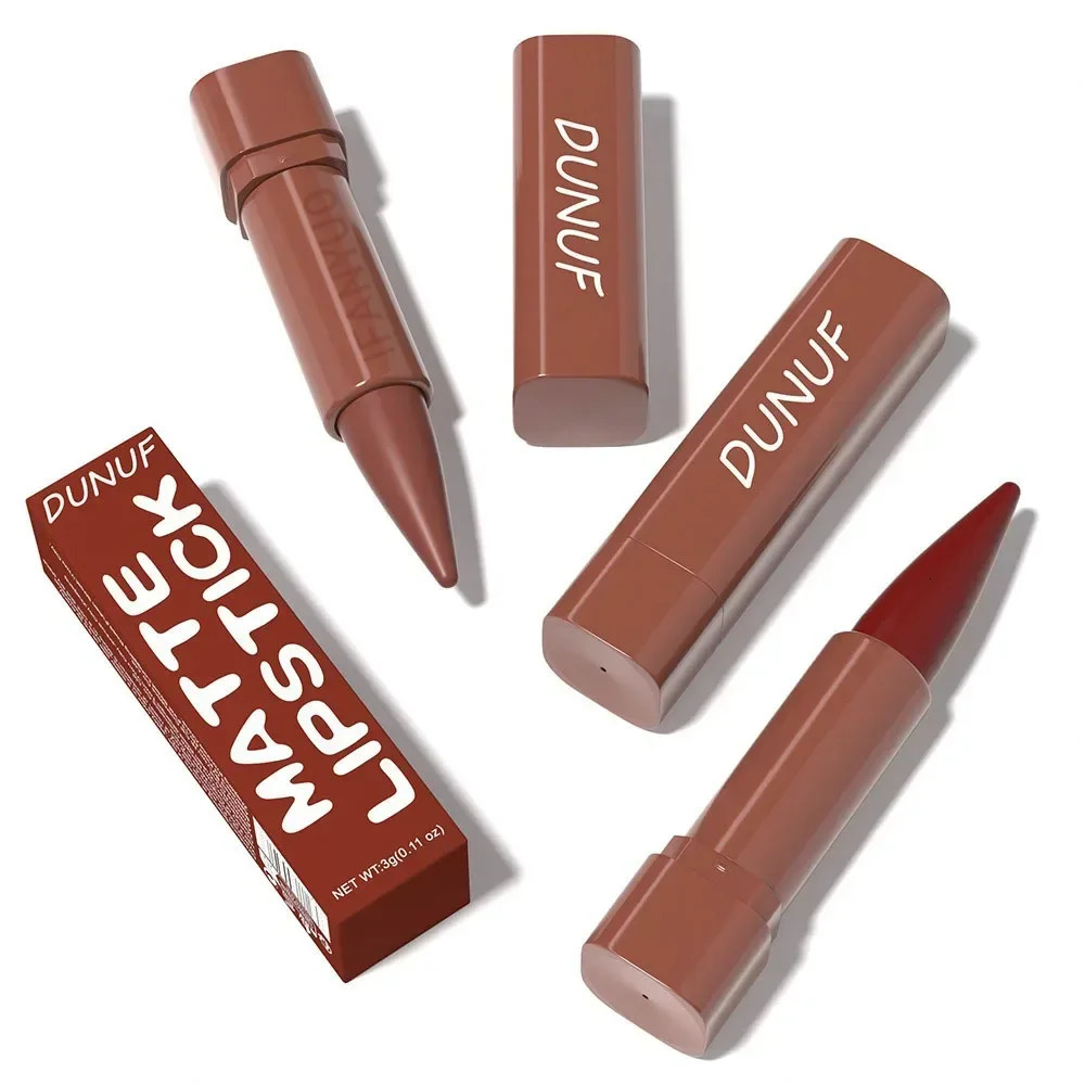 Pointed Matte Lipstick Nude Red Brown Velvet Lip Liner Pencil 9Colors Outline Contouring Gradient Lipliner Tinted Balm Cosmetic 241028