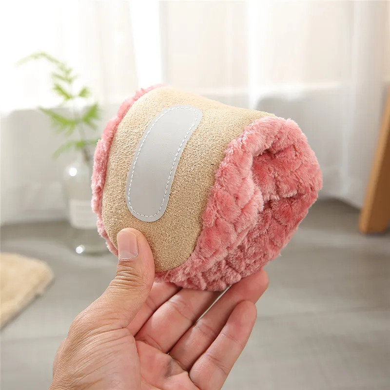 Women Winter Home Fur Slippers Cartoon Cat Non-Slip Soft Warm House Indoor Bedroom Men Couples Memory Foam Floor Shoes 241125