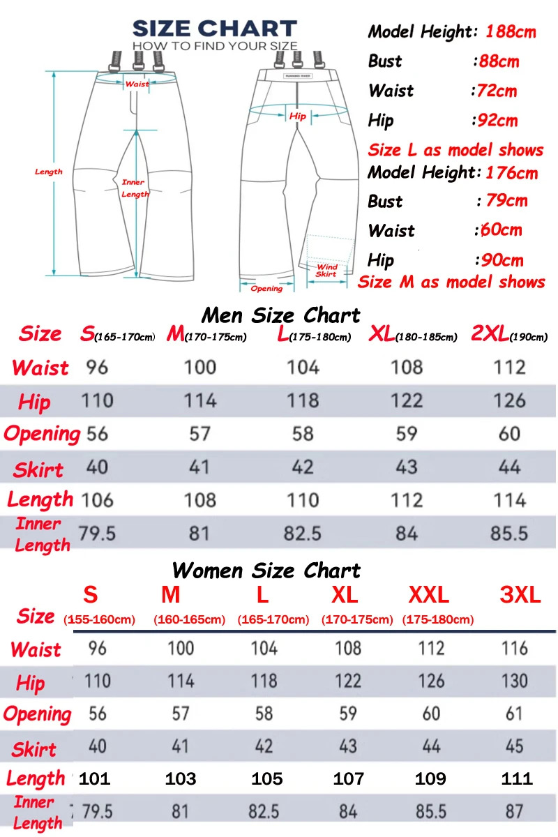 2025 New Winter Jumpsuits Woman Man Overalls Ski Pants Waterproof Windproof Thick Warm Snow Snowboard Pants -30 Degree