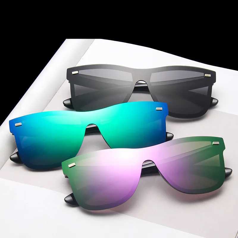 Super large luxury glasses for women anti reflective mirror sunglasses square plastic glasses classic womens sunglasses Uv400 W241028