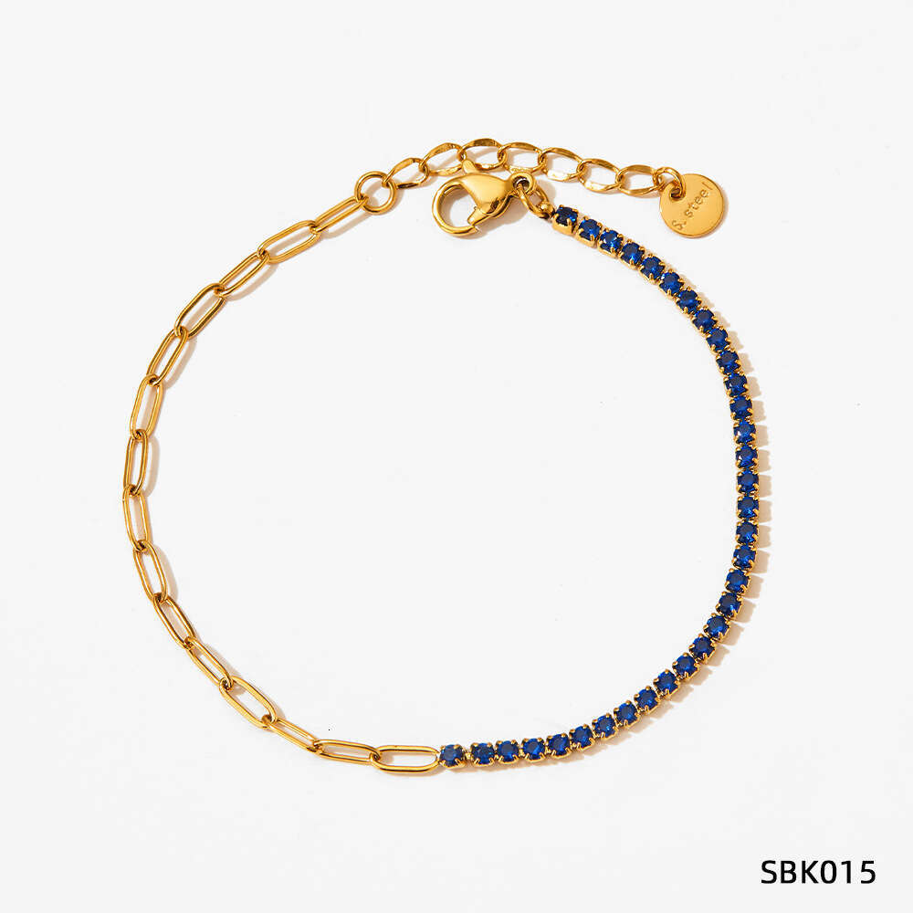 Classic women's bracelet stainless steel diamond color designer bracelet women's party gift