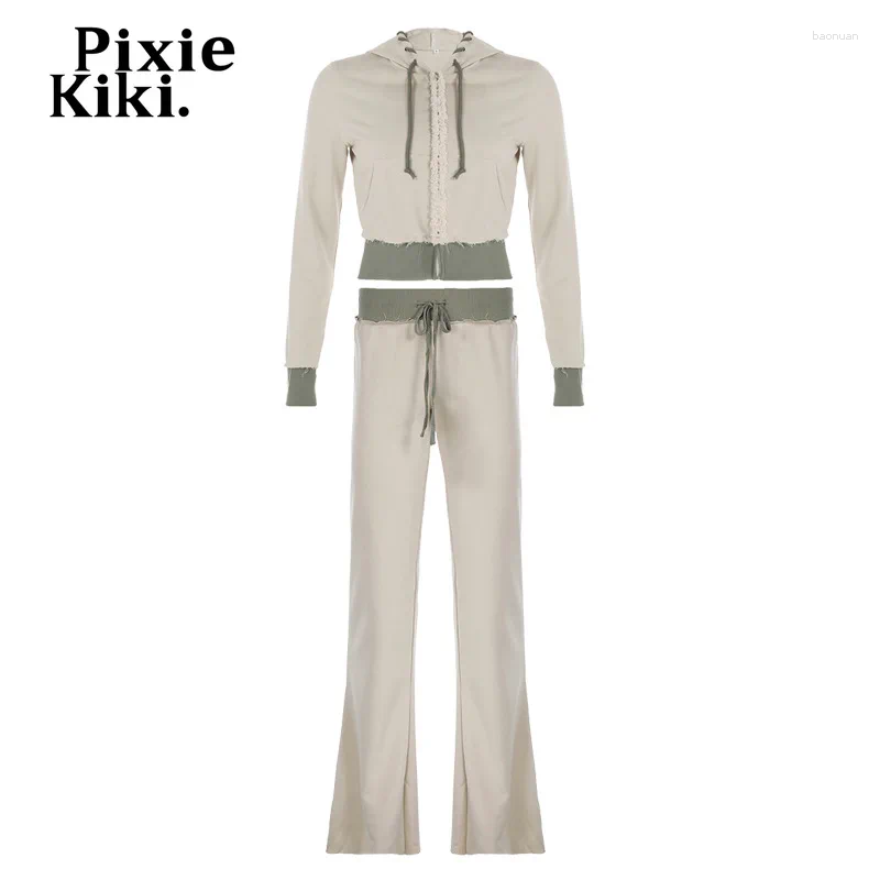 Women's Two Piece Pants PixieKiki Sweat Suit Set Womens Fall Winter Long Sleeve 2 Outfit Hoodies And Sweatpants Cozy Ladies Tracksuit