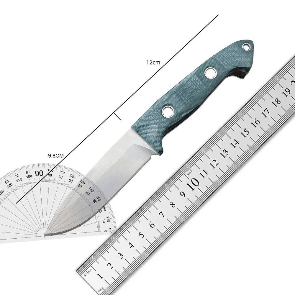 Fixed Blade Knife BM 162 Tactical Knife High Hardn Blue G10 Hand S30v Blade Outdoor Self Dense Hunting Knives with SheathXJ241028