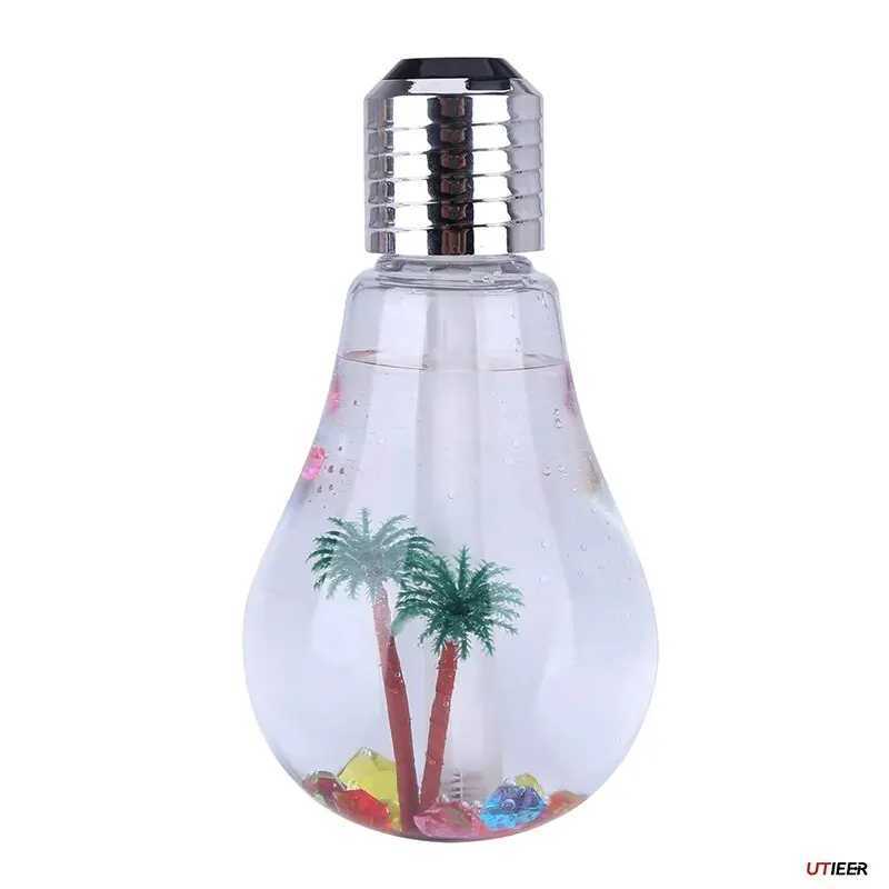 Creative Style Night Light Miniature Landscape Mr. Smoke Exhaust Usb Silent Small Color Light Bb Humidifier Y241104