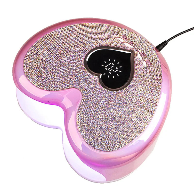 Nail drill Taladros Electricos para Unas Diamond Pro nail lamp UV LED lamp Para de Unas 35000RPM heart-shaped LCD display screen 241029