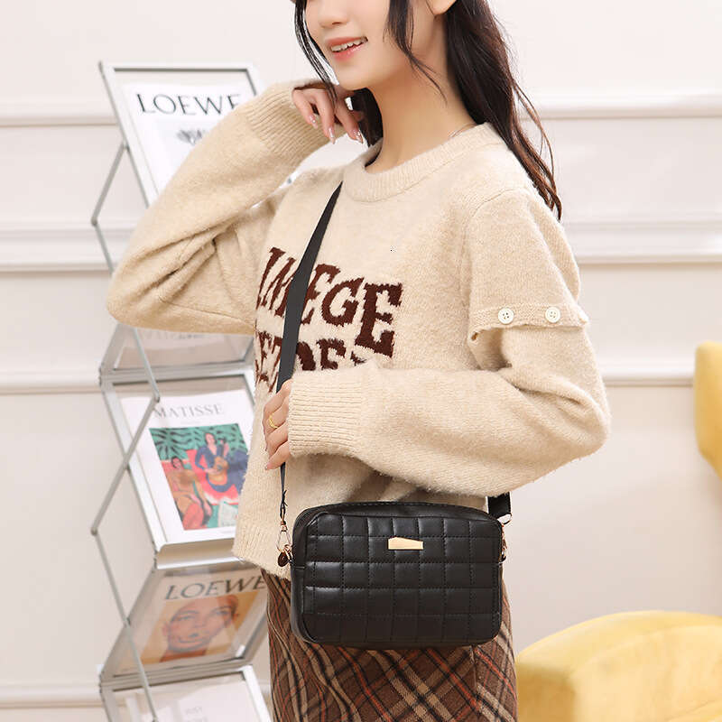 Niche Embroidered 2024 New Fashion Versatile Camera Women's Crossbody Bag
