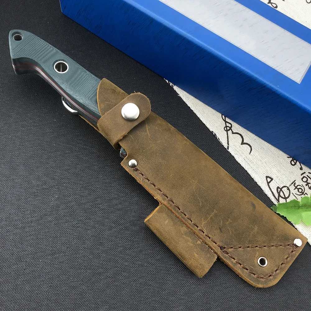 Fixed Blade Knife BM 162 Tactical Knife High Hardn Blue G10 Hand S30v Blade Outdoor Self Dense Hunting Knives with SheathXJ241028