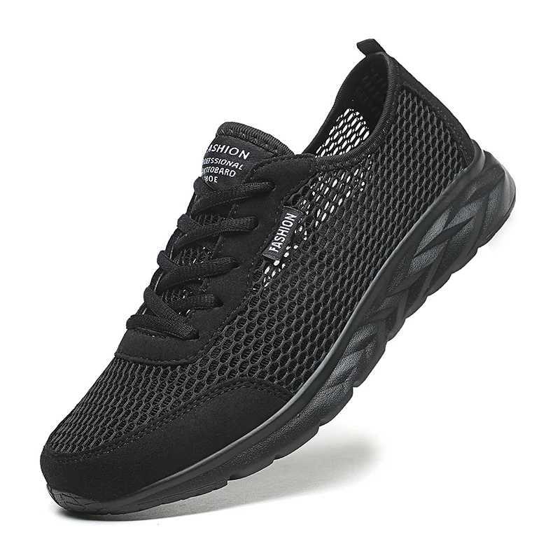 High Quality Mesh Mens Casual Shoes Summer Breathable Sports Shoes Comfortable and Lightweight Walking Shoes Mens Running Sports Shoes T241029
