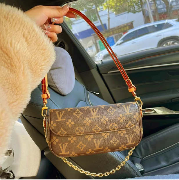 New Designer bag Fashion Women's Mahjong bag double chain shoulder bag women's shoulder bag handbag