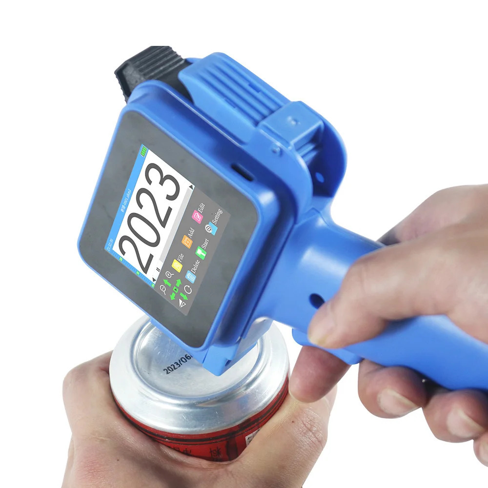 mini handheld inkjet printer 12.7mm used for QR barcode batch processing date numbering expiration date encoding machine non encrypted portable 241029