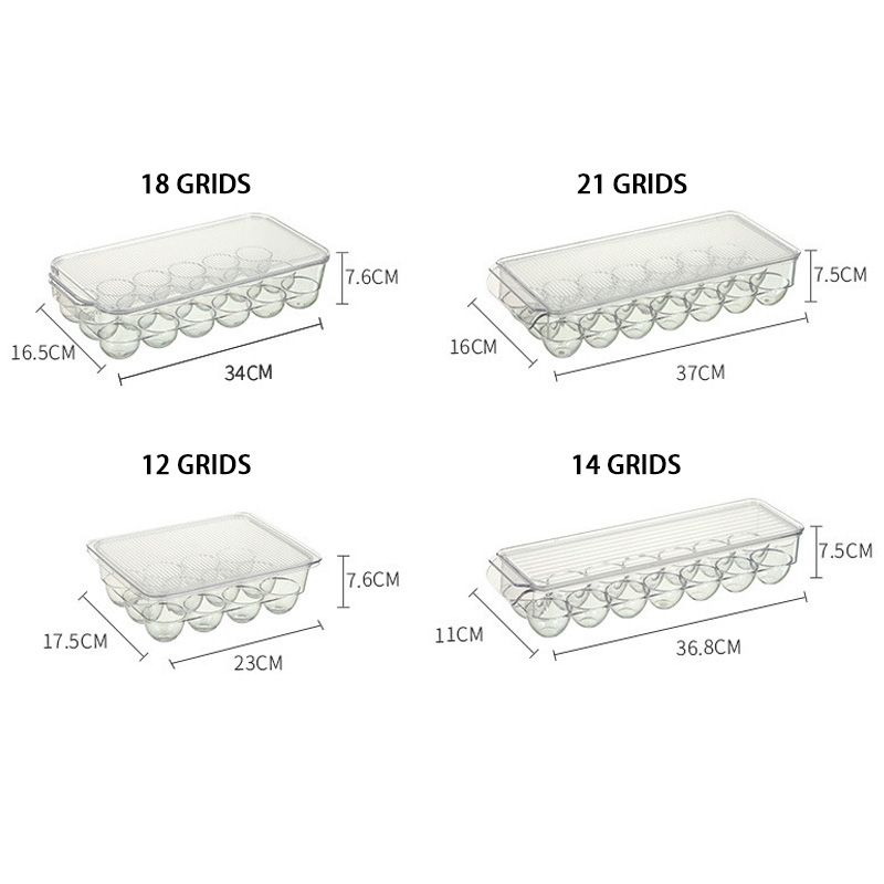 Refrigerator Egg Rack Tray Refrigerator Side Door Fresh Egg Storage Box Simple Refrigerator Egg Compartment Egg Carton