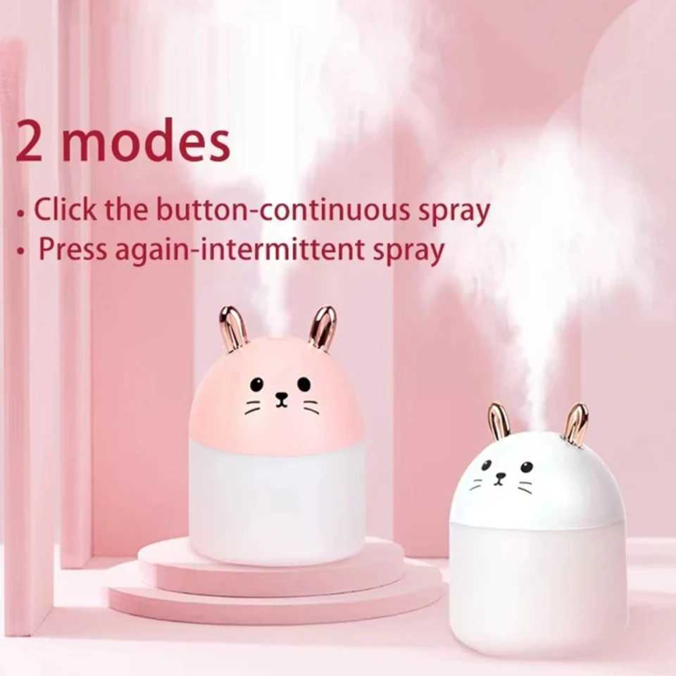 Cool and quiet mini USB acoustic humidifier for hydrating benefits - compact portable perfect for bedro off or air Y241104
