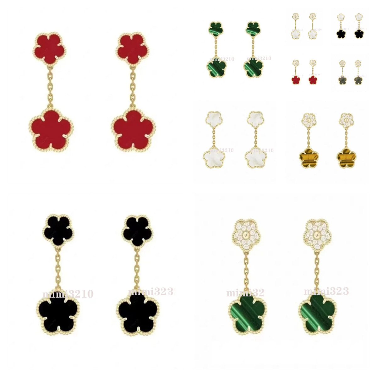 Orecchini Designer Orecchini Orecchini Designer Designer 18K Orecchini Rosso Bi…