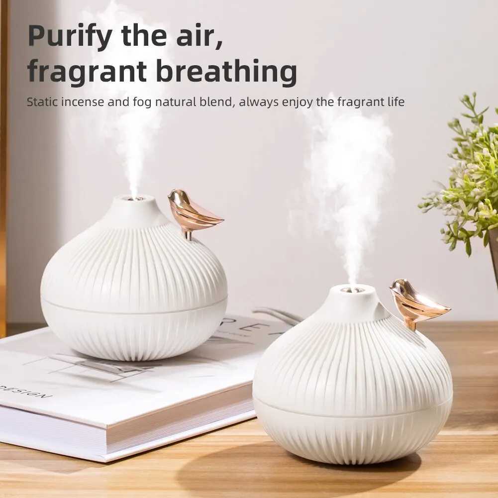 Newly designed 300ml small onion air humidifier Ara diffuser portable LED steam intelligent mist Usb humidifier Y241104
