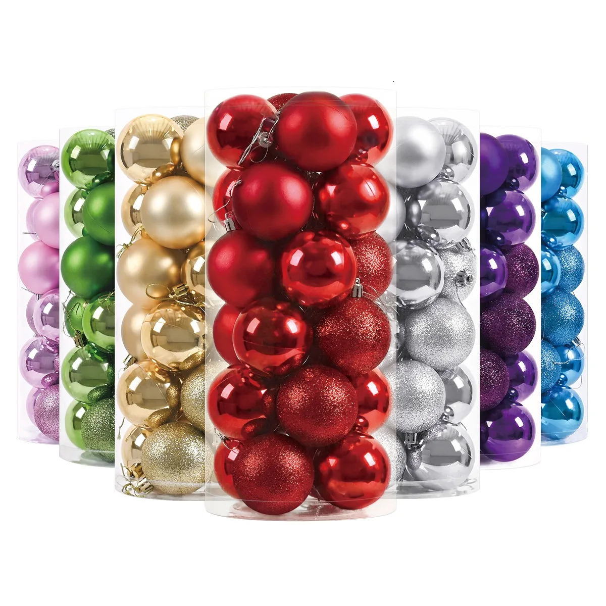 24Pcs Christmas Balls 46CM Big Ball Tree Pendant Ornaments for Home Party Decor 2025 Year Navidad Gifts Accessory 241029