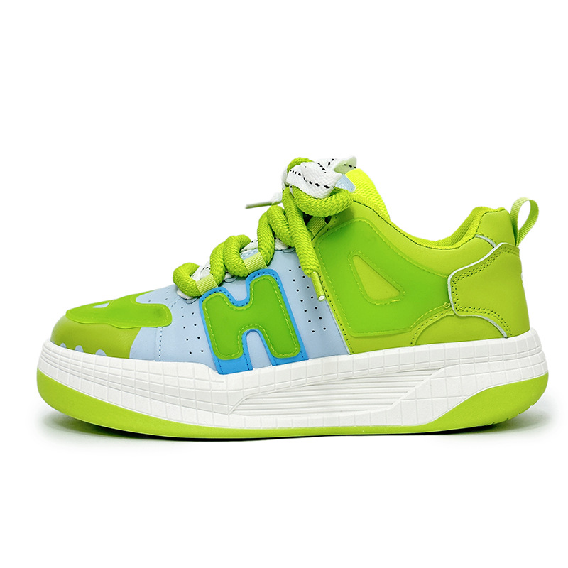 New trendy height increasing shoes, men's thick soled shoes casual shoes Korean version lightweight soft soled low top men's shoes