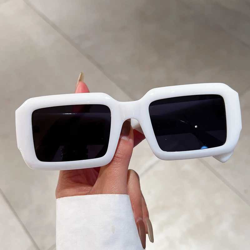 KAMMPT Vintage Rectangle Sunglasses Fashion Square Candy Color Shades Eyewear Trendy Retro Women Brand Design UV400 Sun GlassesX241213