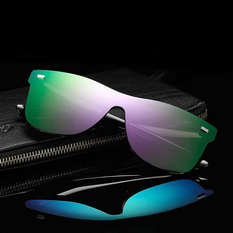 Super large luxury glasses for women anti reflective mirror sunglasses square plastic glasses classic womens sunglasses Uv400 W241028