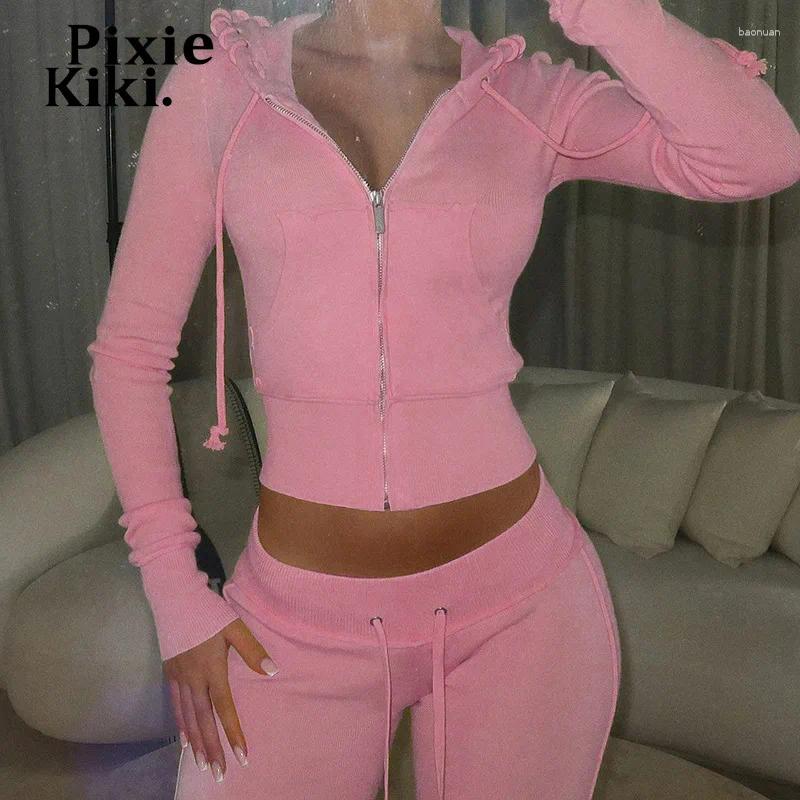 Women's Two Piece Pants PixieKiki Sweat Suit Set Womens Fall Winter Long Sleeve 2 Outfit Hoodies And Sweatpants Cozy Ladies Tracksuit