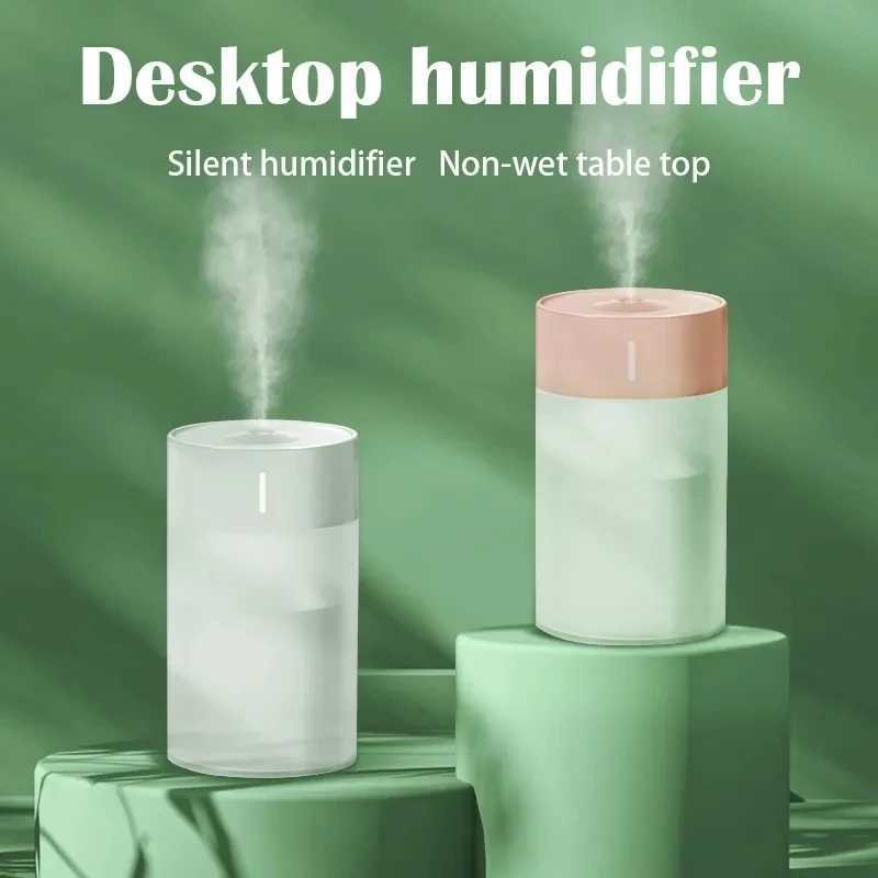 Portable Mini USB Ara Air Humidifier Trasonic Colorf Cup Bedro He Car Plants Enhancer Humicador 260ML Y241104