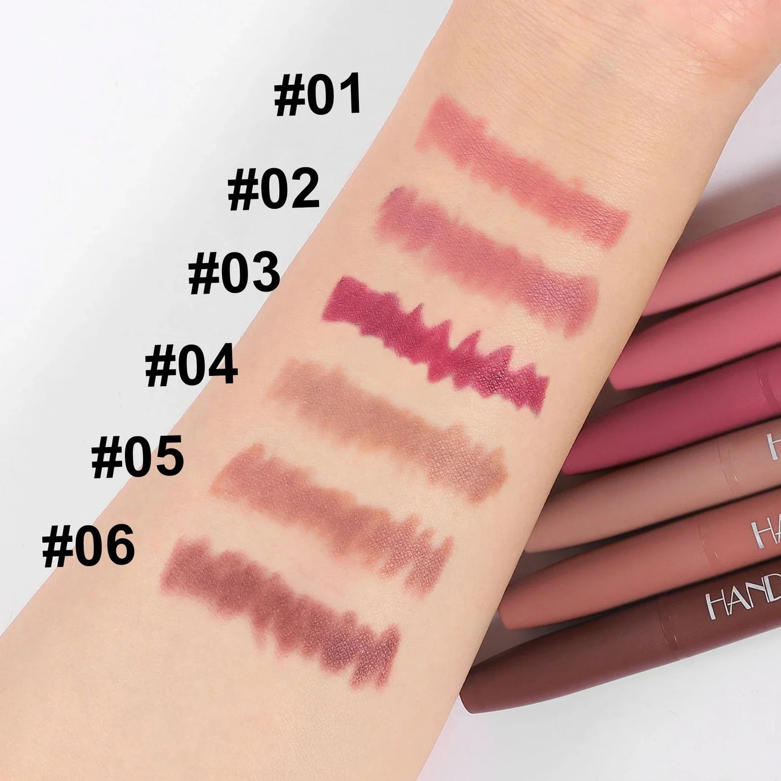 Outline Lips Liner Pencil Velvet Lip Crayon Soft Smooth Colorful Matte Contour Tint Slim Lipstick Long-Lasting Creamy Cosmetics 241028