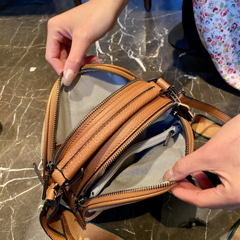 Genuine Leather Casual Shoulder For Women 2023 New Ladies High Capacity HandBag Fashion Brand Trends Crossbody Bag ddmymoon