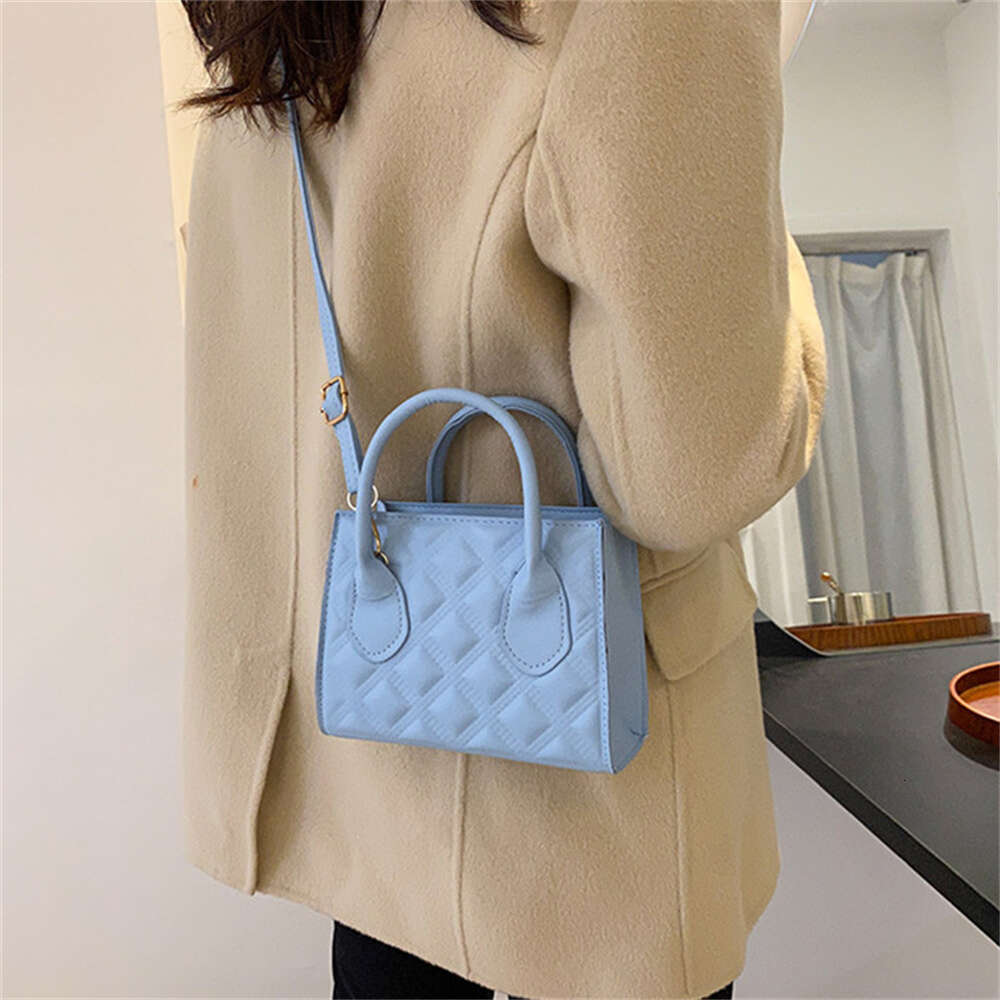 Crossbody Bag: Retro One-shoulder Textured Women's Small Square Messenger Purse In 2025 New Free Delivery Designer Bag