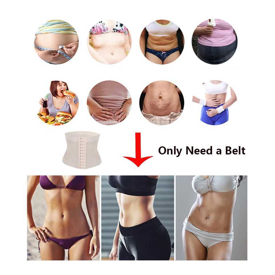 Body Shaper Waist Trainer Curve Shapewear Women Corset Slimming Underwear Belt Modeling Strap Sheath GirdlesX2410