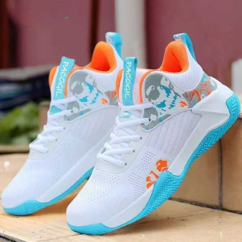 High Quality Mens sports shoes mens four seas new durable shock-absorbing elastic shoes mens outdoor running shoes basketball shoes T241029