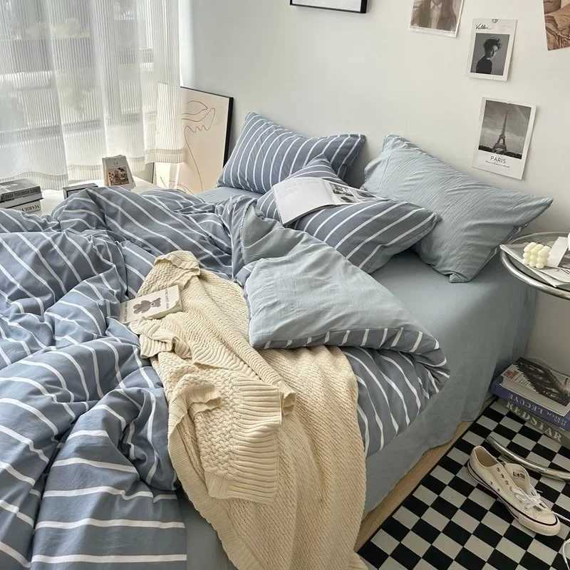Bedding Set Down Duvet Cover Bedding Set with S-Box Bedding Set suitable for Queen/King Bed edredones de cama Soft X241029