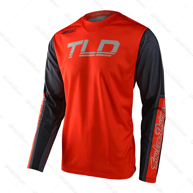 Mens Motocross Downhill Jersey MTB Mountain Bike DH BMX Shirt MX Motorcycle Enduro 241030 - view 3