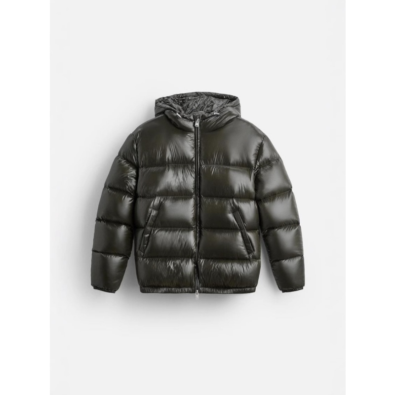 Men's winter padded thickened windproof black fashion warm coat cold solid color fashion leisure coat cotton-padded clothes