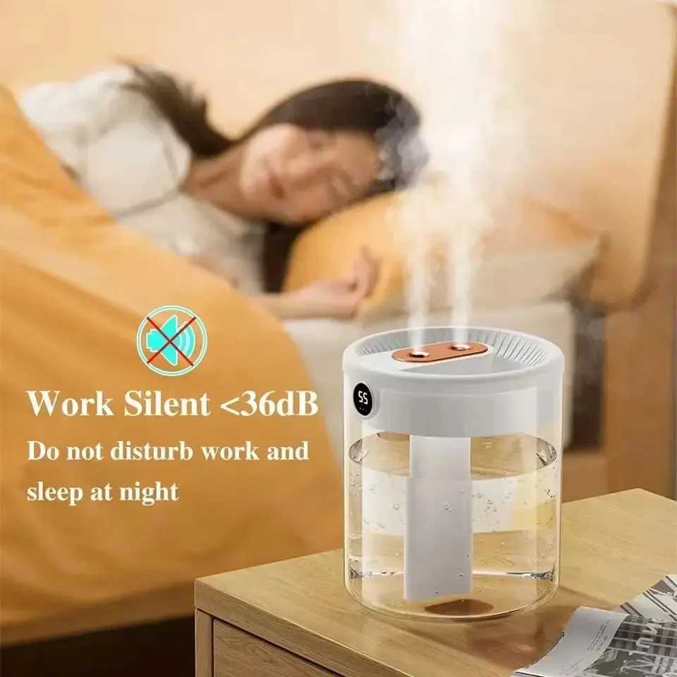 2L humidifier household small large capacity bedroom Usb desktop portable student two port spray water supplement Y241104