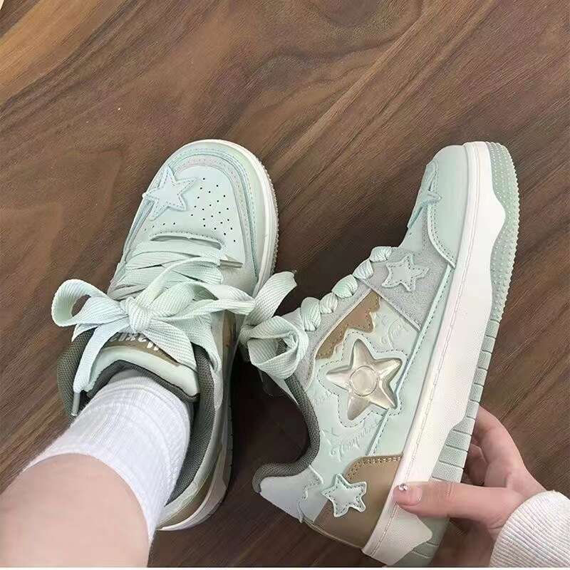 New Style Cute Women's Letter Versatile Kawaii Women Shoes Little Girl Pink Wear-resistant Sneakers free shipping shoes