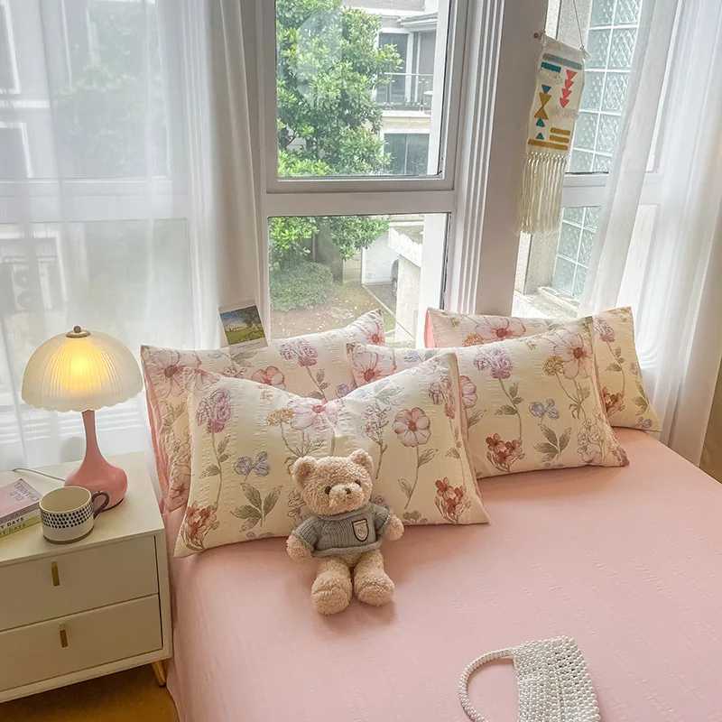 Washable cotton bedding down duvet cover bedding bedding set with outer shell suitable for queen size beds/edredones de cama X241029